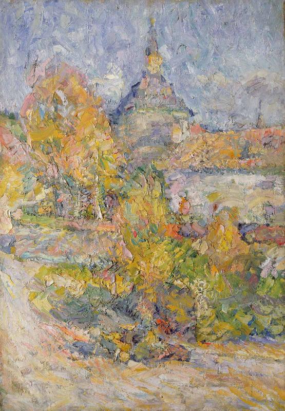 Rihard Jakopic Krizanke v jeseni oil painting picture